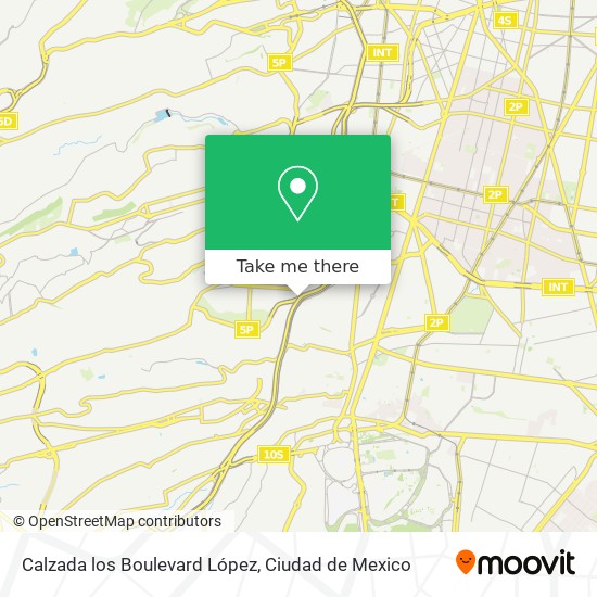 Mapa de Calzada los Boulevard López