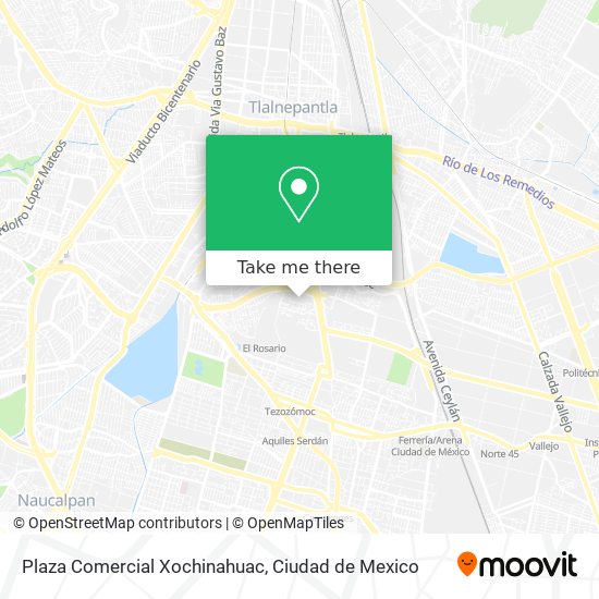 Plaza Comercial Xochinahuac map