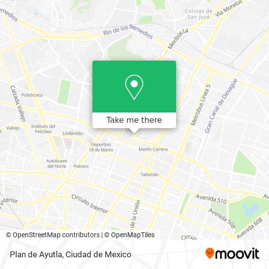 Plan de Ayutla map