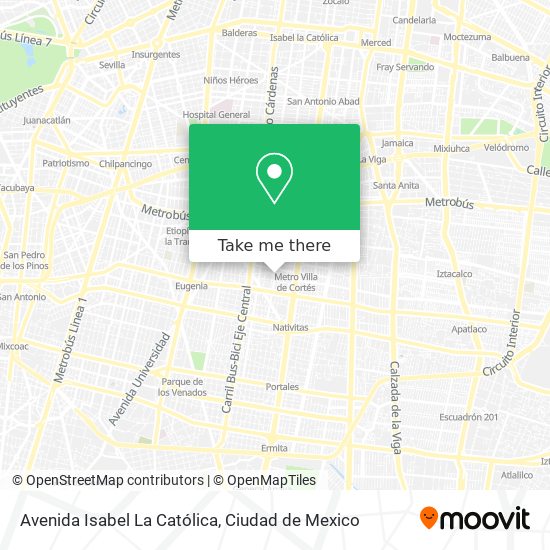 Avenida Isabel La Católica map