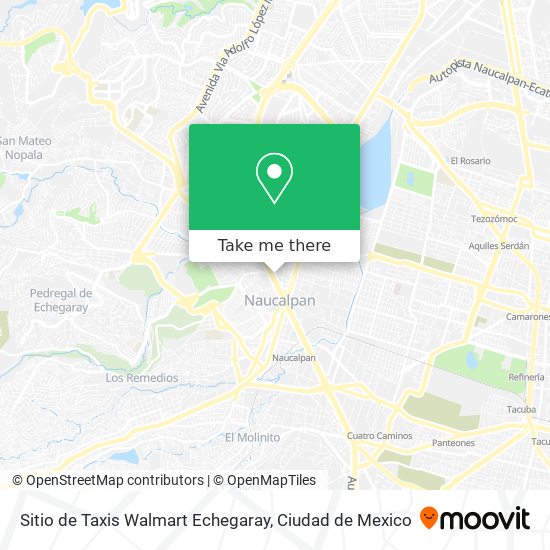 Sitio de Taxis Walmart Echegaray map