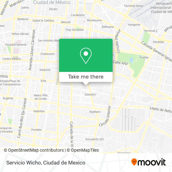 Mapa de Servicio Wicho