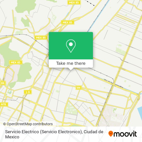 Servicio Electrico (Servicio Electronico) map