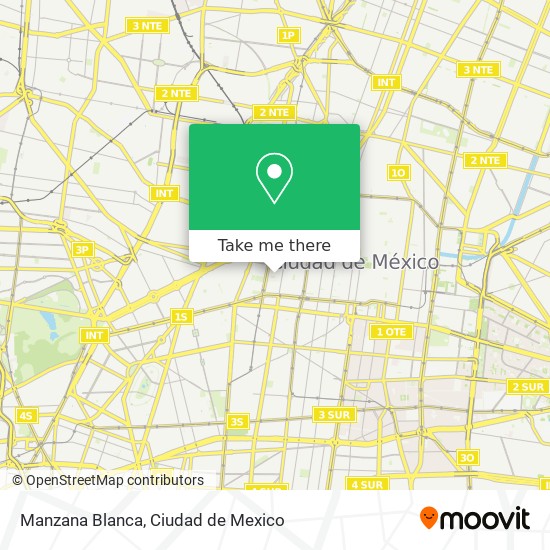 Manzana Blanca map