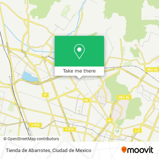 Mapa de Tienda de Abarrotes