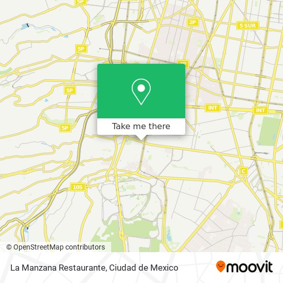 La Manzana Restaurante map