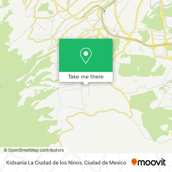 Kidsania La Ciudad de los Ninos map