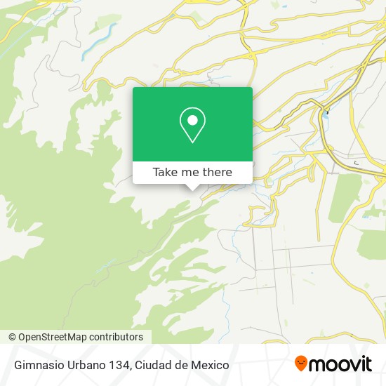 Gimnasio Urbano 134 map