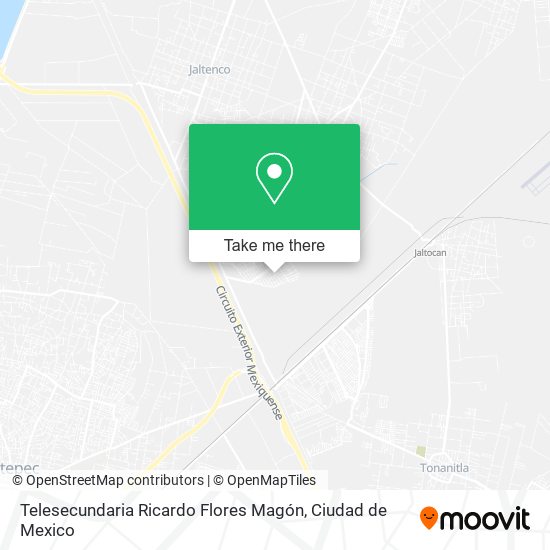 Telesecundaria Ricardo Flores Magón map