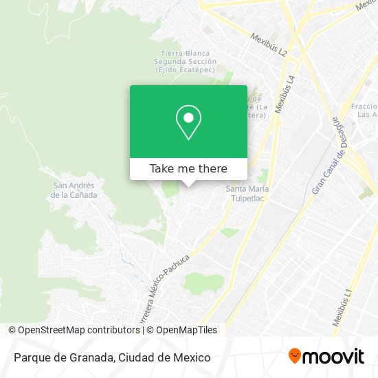Parque de Granada map