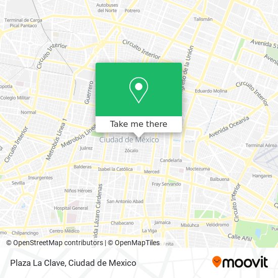Mapa de Plaza La Clave