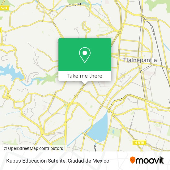 Kubus Educación Satélite map