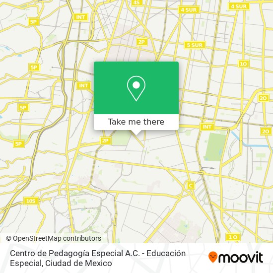 Centro de Pedagogía Especial A.C. - Educación Especial map