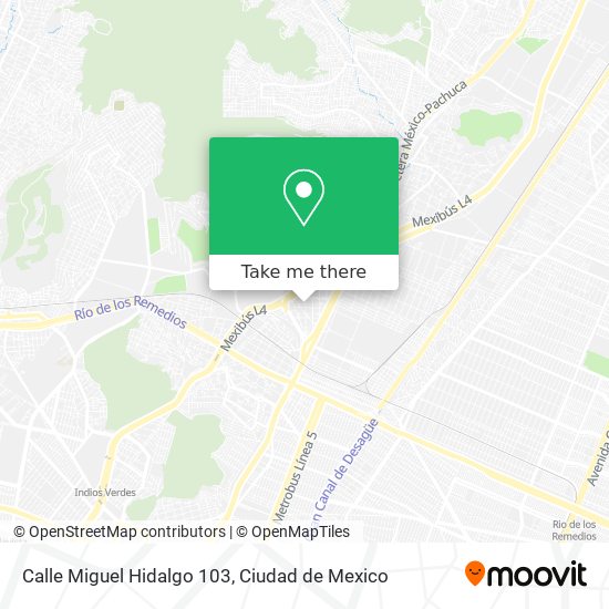 Calle Miguel Hidalgo 103 map