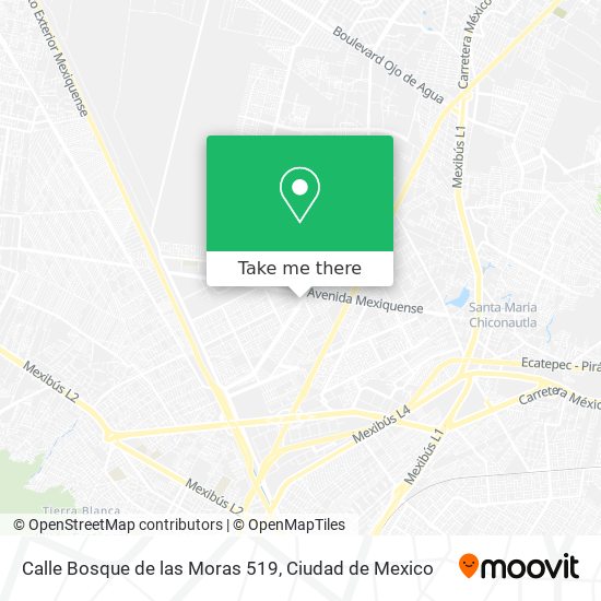 Calle Bosque de las Moras 519 map