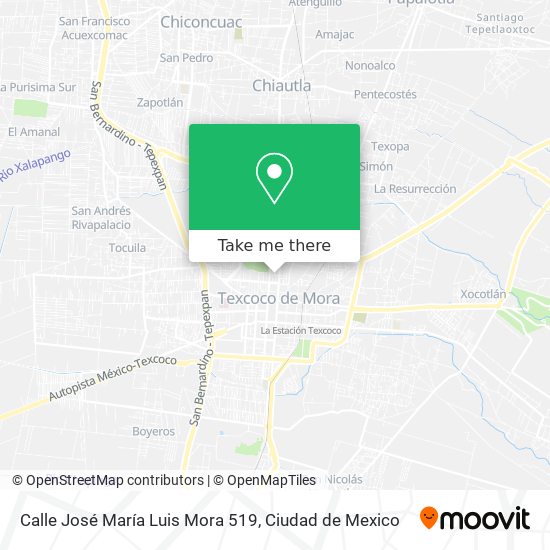 Mapa de Calle José María Luis Mora 519