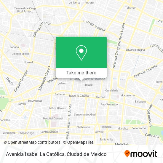 Avenida Isabel La Católica map