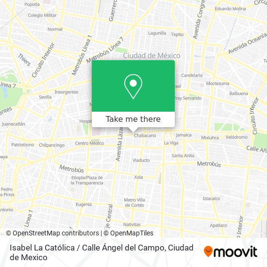 Isabel La Católica / Calle Ángel del Campo map