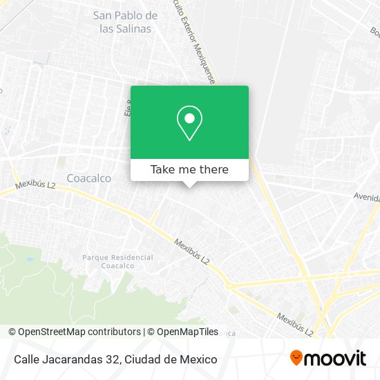 Mapa de Calle Jacarandas 32