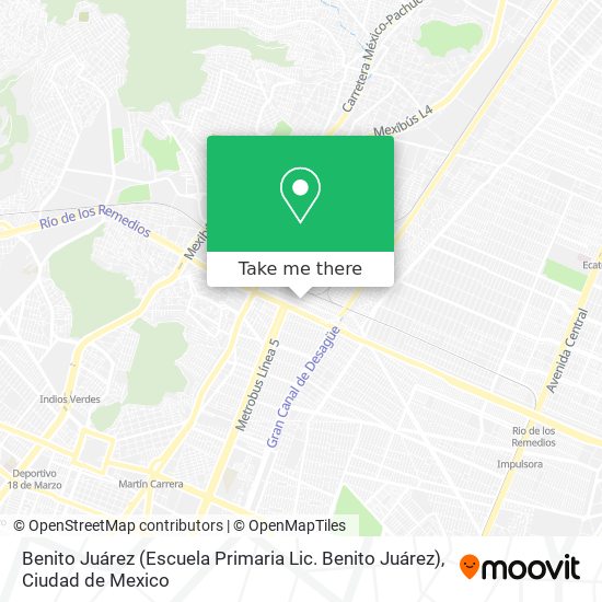 Benito Juárez (Escuela Primaria Lic. Benito Juárez) map