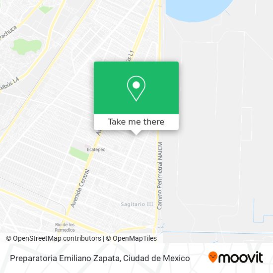 Mapa de Preparatoria Emiliano Zapata