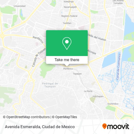 Avenida Esmeralda map