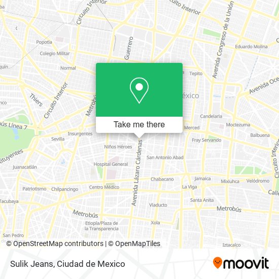 Sulik Jeans map