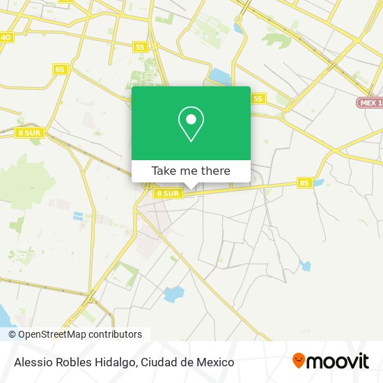 Alessio Robles Hidalgo map