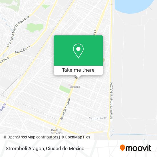 Stromboli Aragon map