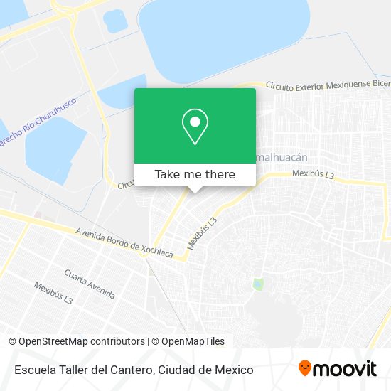Mapa de Escuela Taller del Cantero