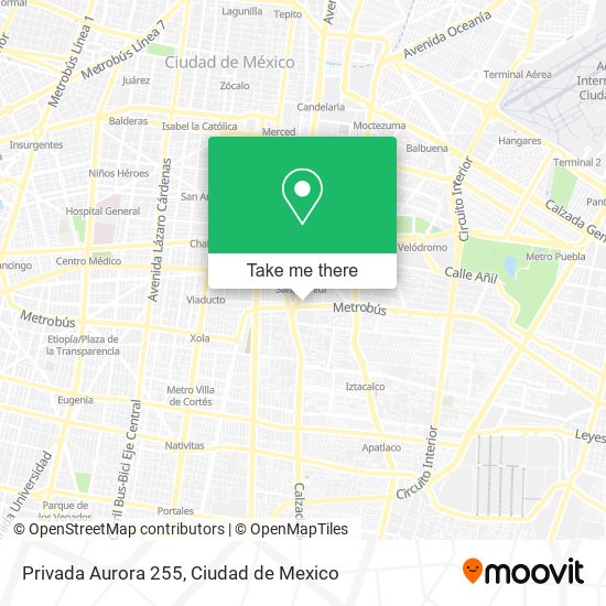 Privada Aurora 255 map