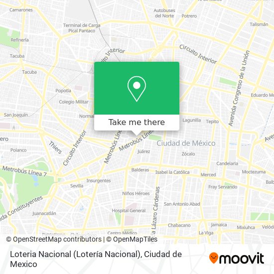 Loteria Nacional (Lotería Nacional) map