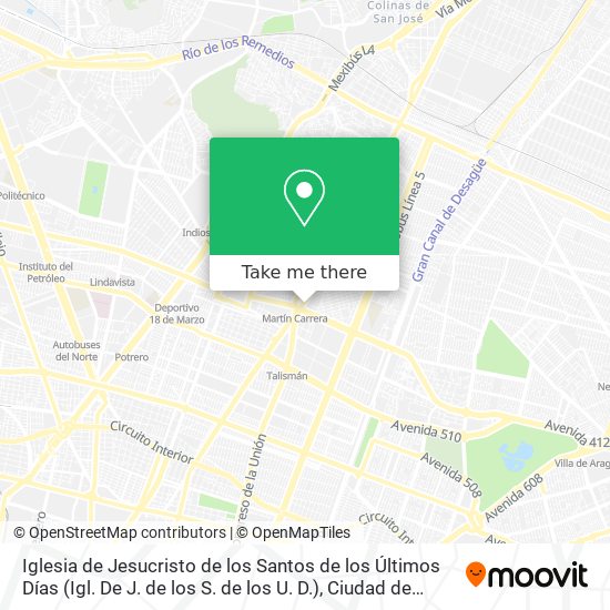 Iglesia de Jesucristo de los Santos de los Últimos Días (Igl. De J. de los S. de los U. D.) map