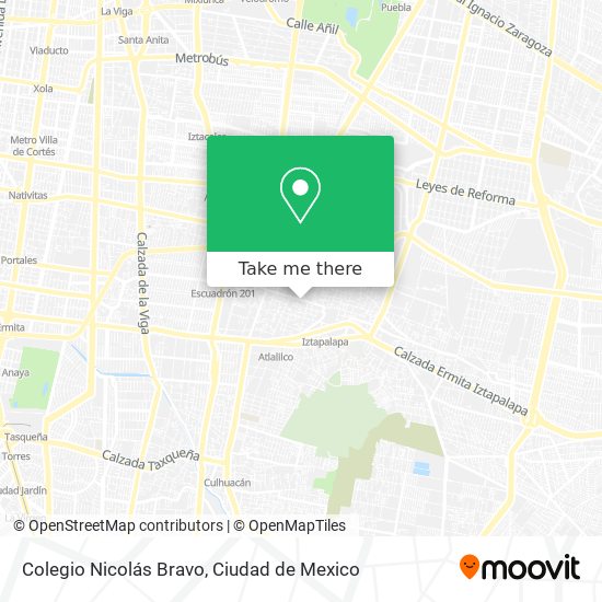 Mapa de Colegio Nicolás Bravo