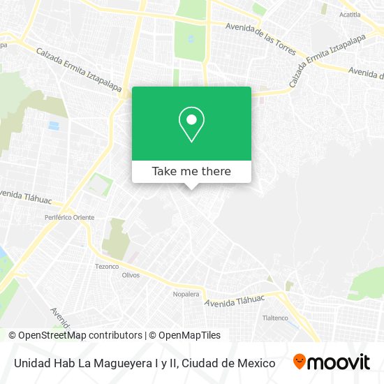 Unidad Hab La Magueyera I y II map