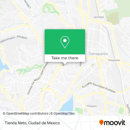 Tienda Neto map