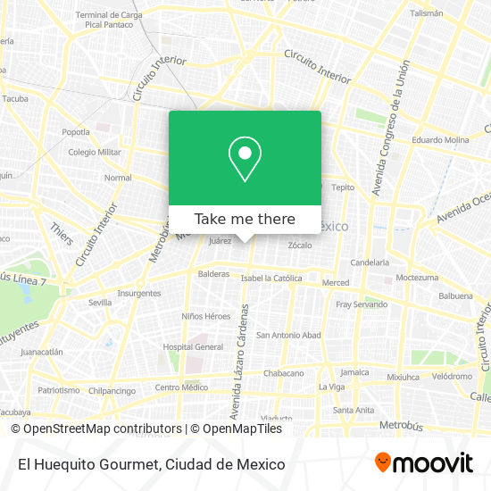 El Huequito Gourmet map