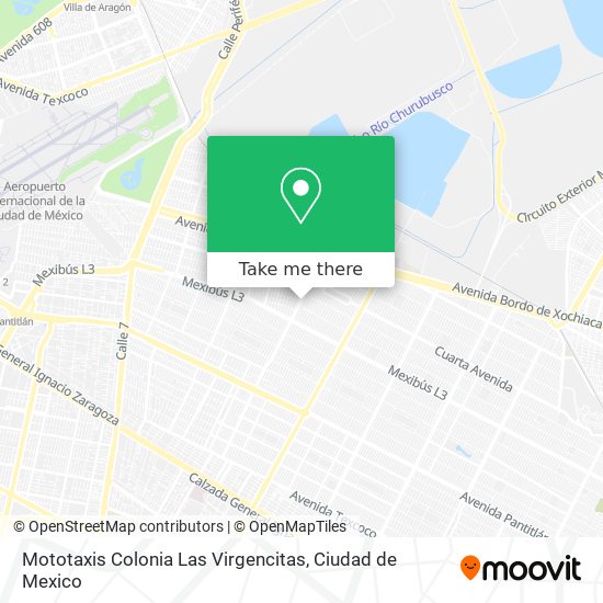 Mototaxis Colonia Las Virgencitas map