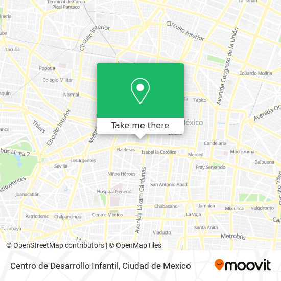 Centro de Desarrollo Infantil map