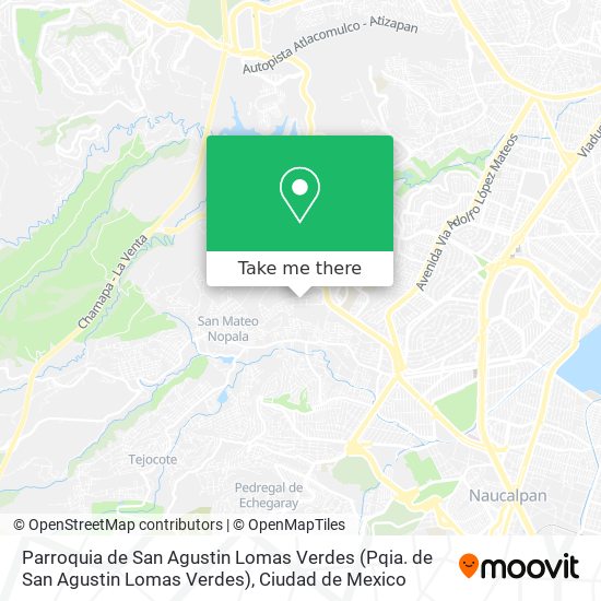 Parroquia de San Agustin Lomas Verdes map