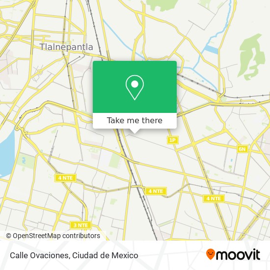 Calle Ovaciones map