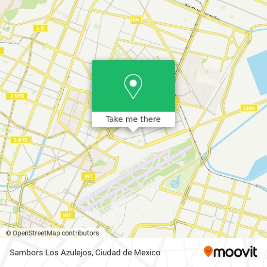 Sambors Los Azulejos map