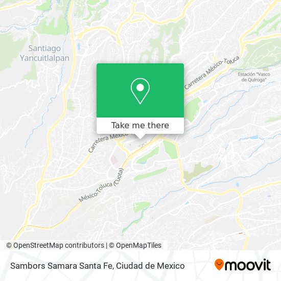 Sambors Samara Santa Fe map