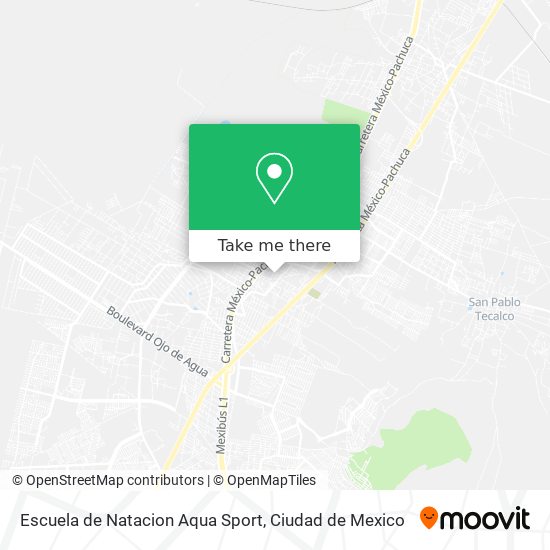 Mapa de Escuela de Natacion Aqua Sport