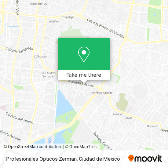 Profesionales Opticos Zerman map