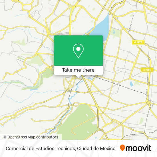 Mapa de Comercial de Estudios Tecnicos