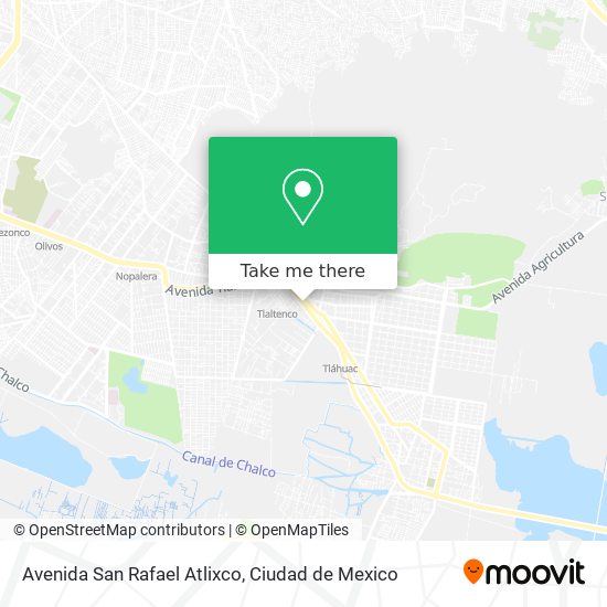 Mapa de Avenida San Rafael Atlixco