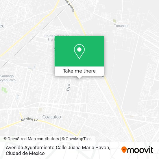 Mapa de Avenida Ayuntamiento Calle Juana María Pavón