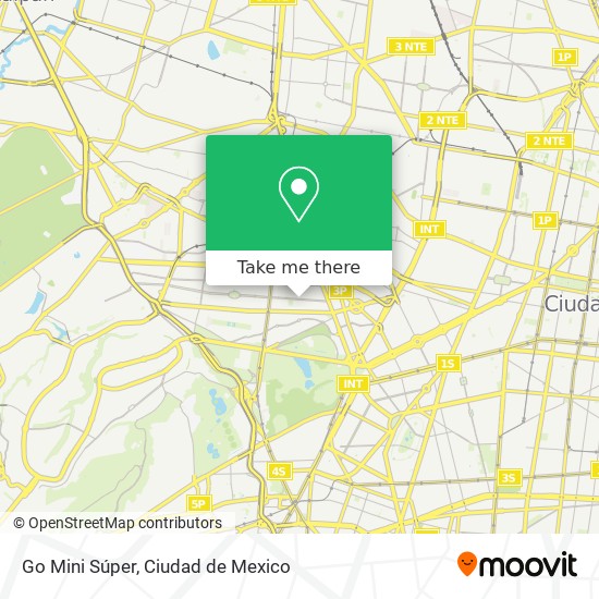 Mapa de Go Mini Súper