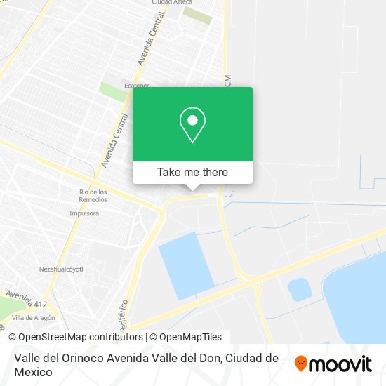 Mapa de Valle del Orinoco Avenida Valle del Don